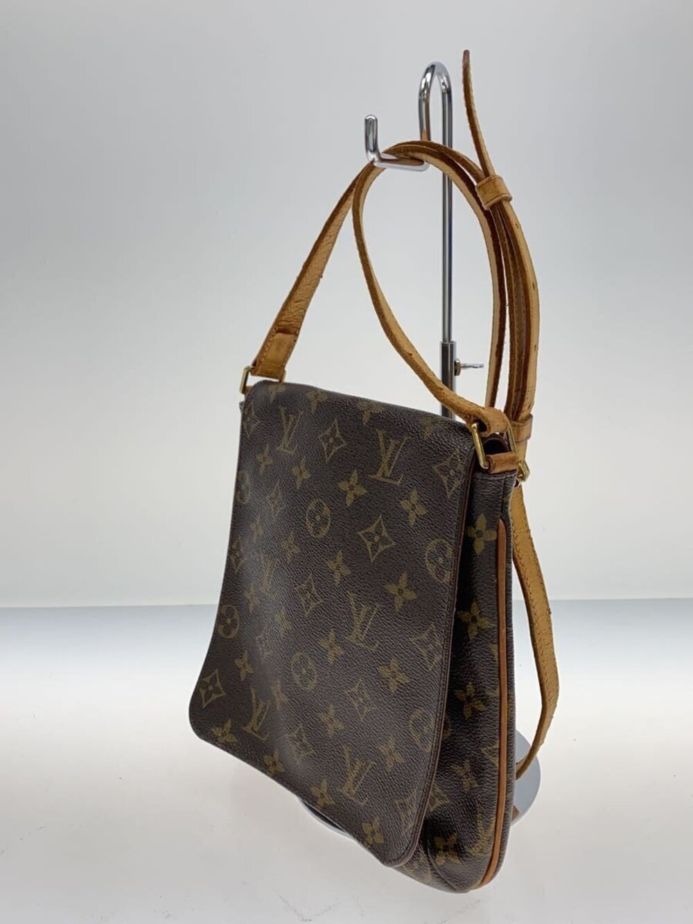 Louis Vuitton Canvas Short Brown Musette Shoulder Bag Salsa Monogram Brown